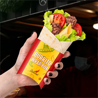 Упаковка для шаурмы, роллов