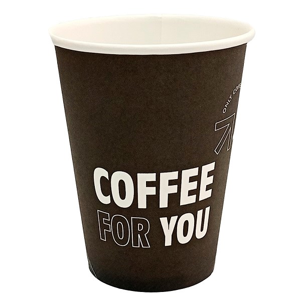 Стакан бумажный, одноразовый, 250 мл, Coffee, серийный - фото 26583
