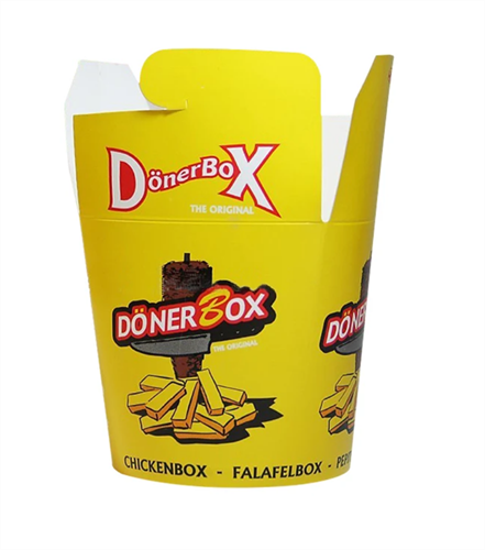 Коробка чайна-бокс для WOK, 750 мл, с вашим дизайном, круглое дно - фото 26664