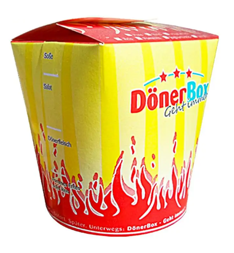 Коробка чайна-бокс для WOK, 500 мл, с вашим дизайном, круглое дно - фото 26668