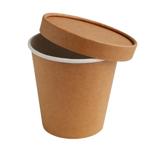 Крышки бумажные для одноразовых креманок Краф d=95 мм - фото 26693