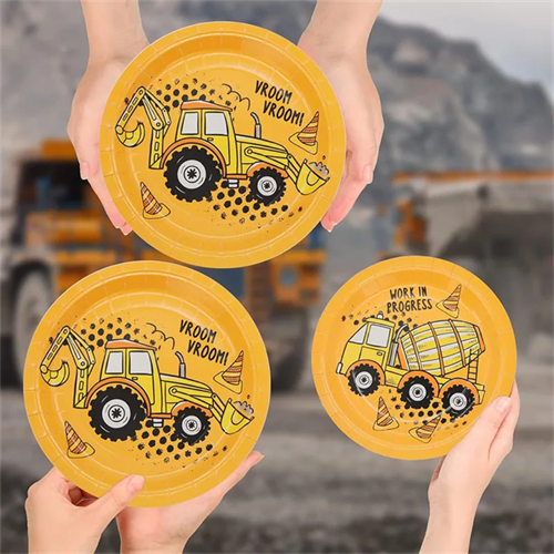 230 мм Бумажная тарелка серийная, ДЕТСКАЯ - фото 26724