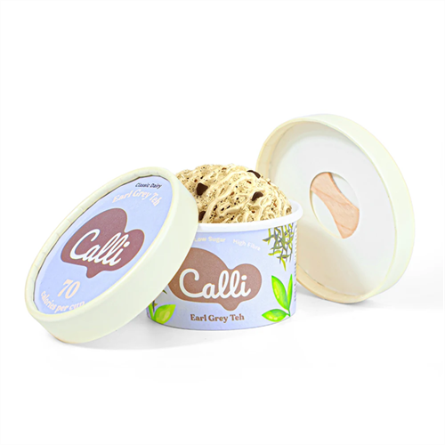 Контейнер бумажный для мороженого, 190 мл, d=95 мм, с индивидуальным дизайном - фото 26727