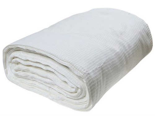 Полотно техническое вафельное 40 см x 50 м 200 г/кв.м отбелённое - фото 26916