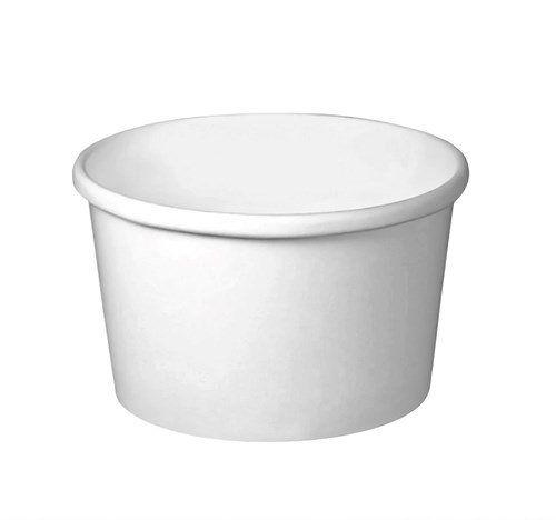 Креманка бумажная 165 мл d=87мм, h=47мм белая, 50 шт. - фото 26926
