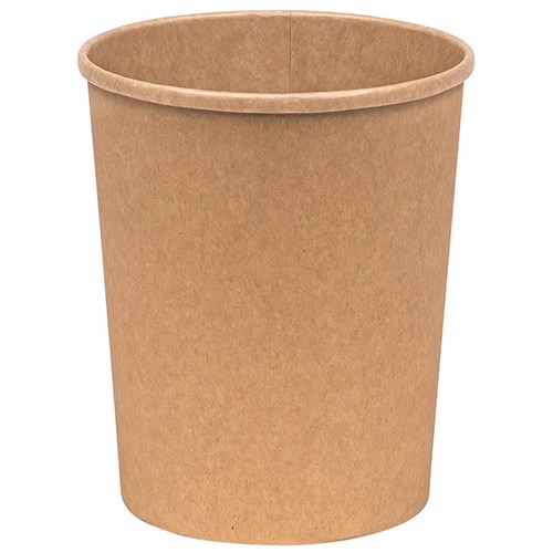 Бумажный контейнер для супа Green Ant Kraft 950 мл, d=117 мм - фото 26943