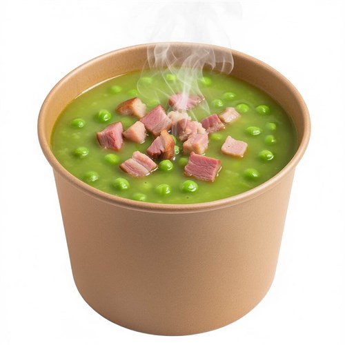 Бумажный контейнер для супа Green Ant Soup 390 мл, d=100 мм - фото 26959