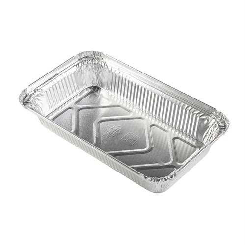 Форма алюминиевая 620 мл (R87L), прямоугольная, L-край, 219х127х33 мм, (х50/600) - фото 27018