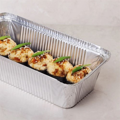 Форма алюминиевая 865 мл, прямоугольная, L-край, 217х113х53 мм, (х50/600) - фото 27029