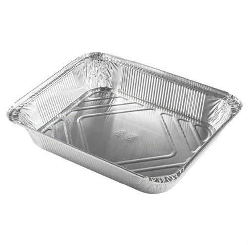 Форма алюминиевая 3180 мл, прямоугольная, L-край, 322х255х51 мм, (х25/200) - фото 27040