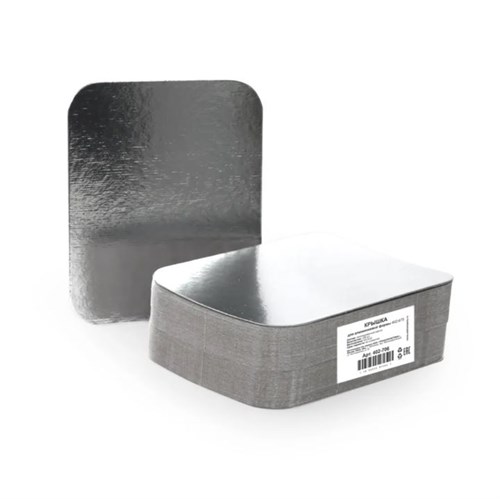 Крышка картонно-алюминиевая для формы 402-675, 145х119 мм, (х100/1200) - фото 27043