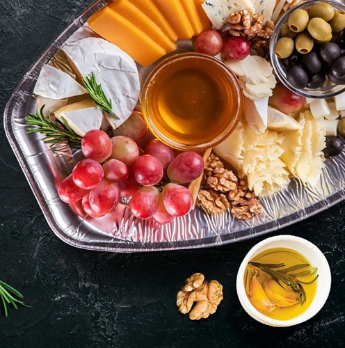 Поднос алюминиевый 1785 мл, 430х275х32 мм, (х30/120) - фото 27050