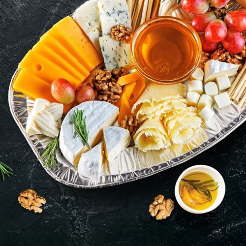 Поднос алюминиевый 1200 мл, 351х235х25 мм, (х25/100) - фото 27054