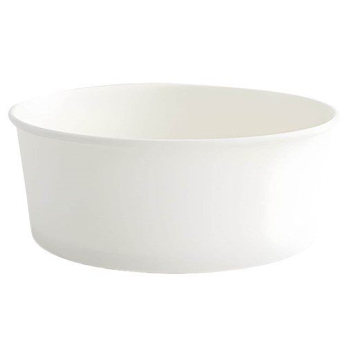 Бумажный салатник Green Ant White Round 1300 мл, d=185 мм, 300 шт - фото 27109