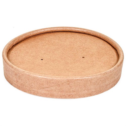 Бумажная крышка для супниц Green Ant Kraft 750/950 мл, d=117 мм, 500 шт - фото 27127