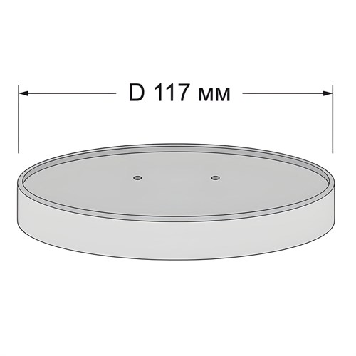 Бумажная крышка для супниц Green Ant Kraft 750/950 мл, d=117 мм, 500 шт - фото 27128