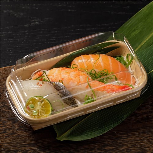 Контейнер бумажный Sushi Box 400 мл 91х160х24 мм - фото 27191