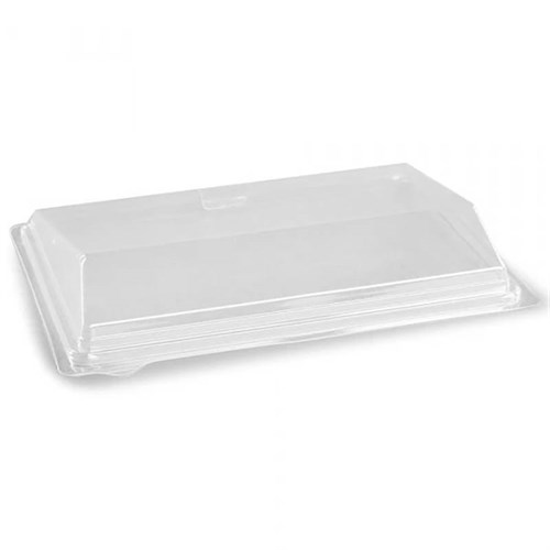 Крышка к контейнеру для суши СП-18 К 183x128x32 мм PET прозрачная 420 шт. - фото 27228
