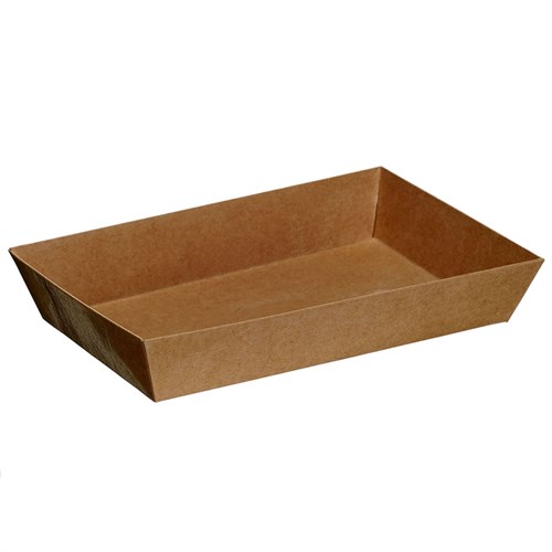 Контейнер бумажный Ant Box Kraft с крышкой 800 мл, 110x180x68 мм, 400 шт - фото 27241