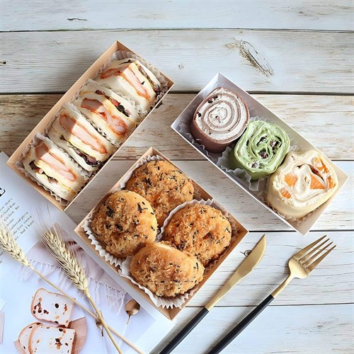 Контейнер бумажный Ant Box Kraft с крышкой 300 мл, 70x170x68 мм, 600 шт - фото 27266