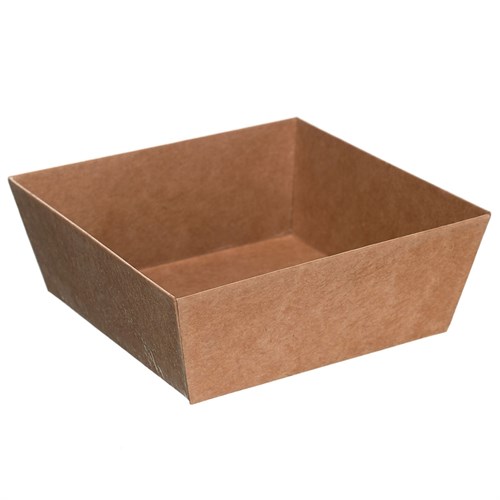 Контейнер бумажный Ant Box Kraft с крышкой 250 мл, 80x80x68 мм, 1000 шт - фото 27268