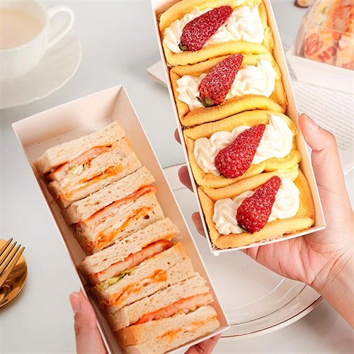 Контейнер бумажный Ant Box White с крышкой 600 мл, 85x190x68 мм, 350 шт - фото 27286