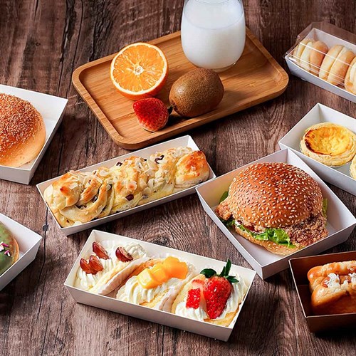 Контейнер бумажный Ant Box White с крышкой 600 мл, 85x190x68 мм, 350 шт - фото 27287