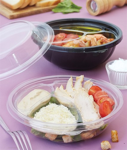 Одноразовый контейнер СП-190Д, 750 мл 194х54.6 мм прозрачный ПЭТ 300 шт - фото 27475