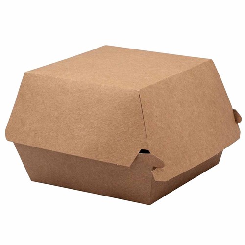 Контейнер для бургера XL 130x130x110мм крафт 1/150 шт - фото 27503