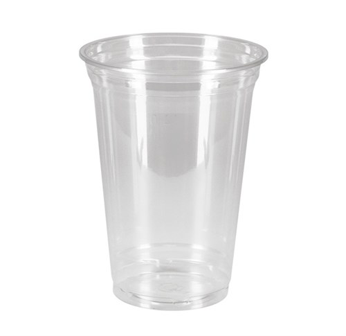 Стакан-шейкер одноразовый, d=95 мм, 400 мл, прозрачный, ПЭТ, ПолиЭР, 50/1000 - фото 27551