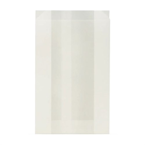 Пакет бумажный УНИВЕРСАЛЬНЫЙ, 250 х 140 + 60 мм, жиростойкий, белый, AVIORA, 100 шт/уп - фото 27749