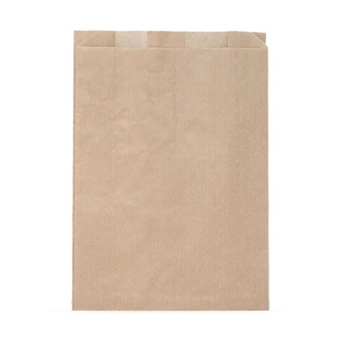 Пакет бумажный под ЛАВАШ, 400 х 250 + 100 мм, крафт, коричневый, AVIORA, 50 шт/уп - фото 27773