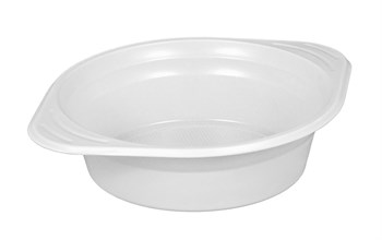 Тарелка глубокая МИСКА 0,5 л, белая, АТЛАС (10шт./упаковка)