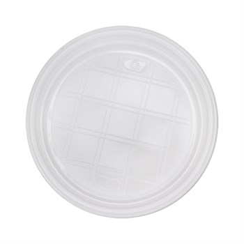 Тарелка d=205 мм пластиковая PS, Белая, 100 шт