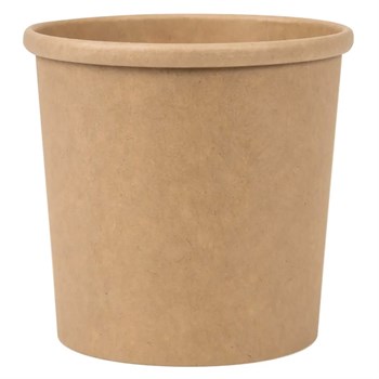 Бумажный контейнер для супа Green Ant Kraft 350 мл, d=90 мм