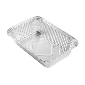 Форма алюминиевая 800 мл, прямоугольная, G-край, 202x138х44 мм, (х50/600)