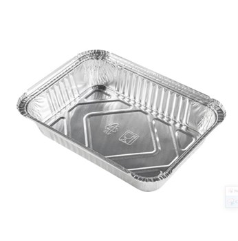 Форма алюминиевая 880 мл, прямоугольная, L-край, 218х156х38 мм, (х50/600)