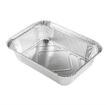 Форма алюминиевая 1900 мл, прямоугольная, L-край, 262х189х55 мм, (х50/500)