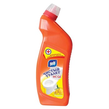 Средство для сантехники Help Чистый туалет Лимон 750 г, (х1/12)