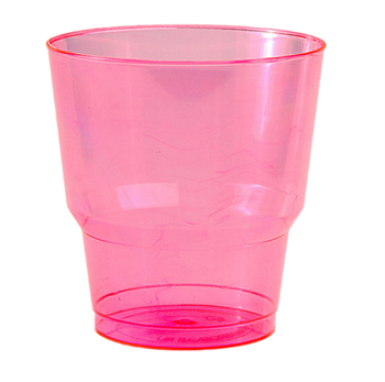 Стакан Красный пластиковый, 200 мл, d=73,5 мм Кристалл, 50/1000