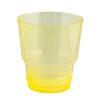 Стакан Желтый, 200 мл, d=73,5 мм Кристалл, 50/1000