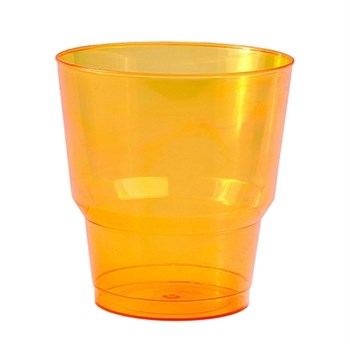 Стакан Оранжевый, 200 мл, d=73,5 мм Кристалл, 50/1000