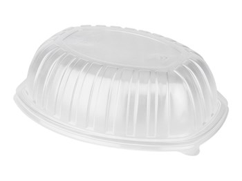 Крышка овальная к контейнеру для курицы СпК-258К, 258х202, h=72мм, 240 шт