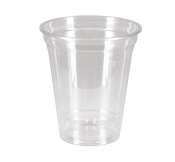 Прозрачный cтакан-шейкер d=95 мм, прозрачный, 300 мл, ПЭТ, ПолиЭр, 50/1000