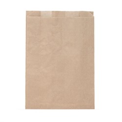 Пакет бумажный под ЛАВАШ, 400 х 250 + 100 мм, крафт, коричневый, AVIORA, 50 шт/уп