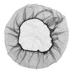 Нейлоновая шапочка-берет, сеточка, чёрная, 50 шт. в уп., ЧЕСТНЫЙ ЗНАК, AVIORA