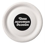 230 мм Тарелка картонная с вашим дизайном