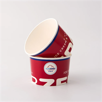 Креманка бумажная для десертов, 150 мл, d=68 мм, с логотипом - фото 26789