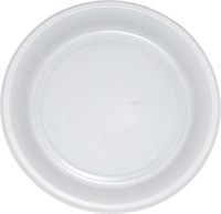 Тарелка одноразовая PS d=205 мм Белая, АТЛАС (10шт./упаковка) - фото 26872