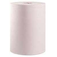 Полотенца 150 м, белые, однослойные, целлюлоза, 6 рул/кор - фото 26901